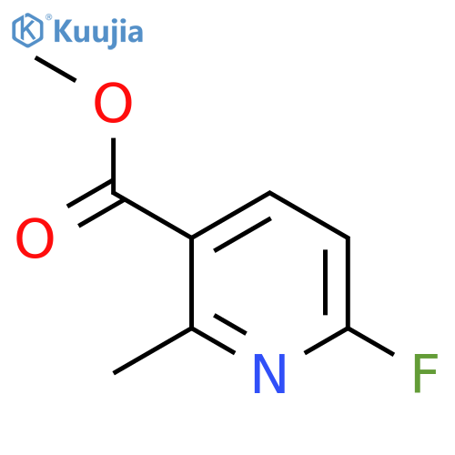 Methyl 6-fluoro-2-methylnicotinate structure