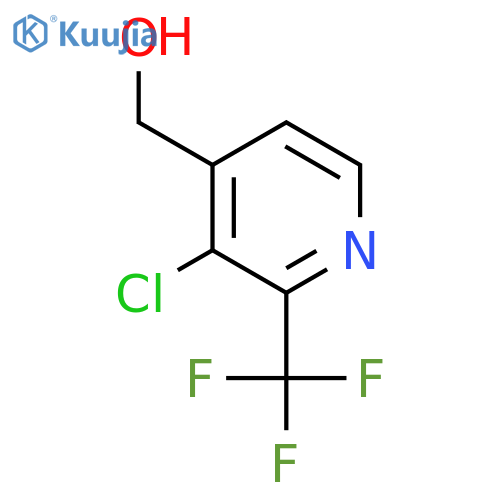 3-Chloro-2-(trifluoromethyl)pyridine-4-methanol structure