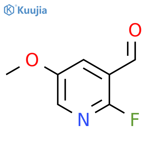 2-Fluoro-5-methoxynicotinaldehyde structure