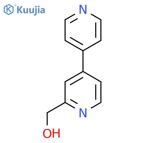 [4,4'-Bipyridin]-2-ylmethanol structure