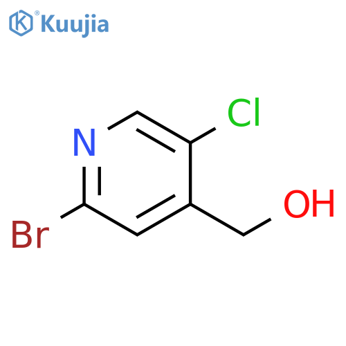 (2-Bromo-5-chloro-4-pyridinyl)methanol structure