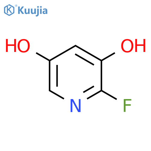 3,5-Dihydroxy-2-fluoropyridine structure