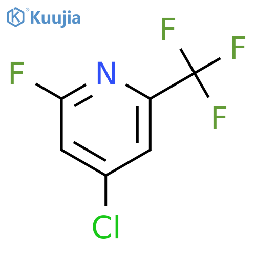 4-chloro-2-fluoro-6-(trifluoromethyl)pyridine structure