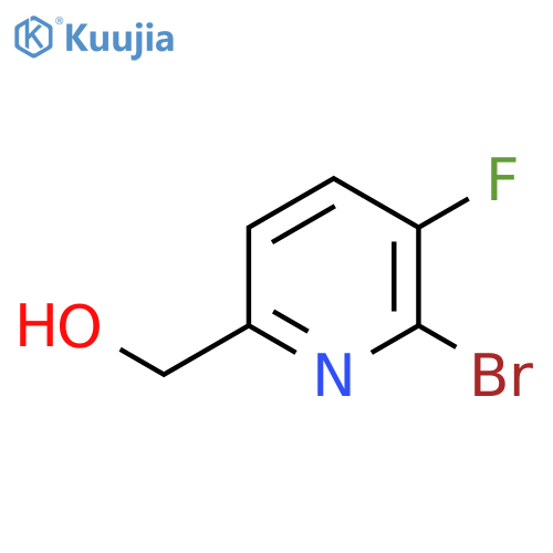 (6-Bromo-5-fluoropyridin-2-yl)methanol structure