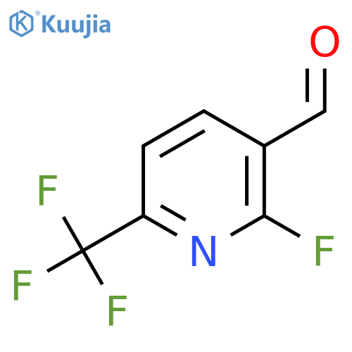 2-fluoro-6-(trifluoromethyl)pyridine-3-carbaldehyde structure