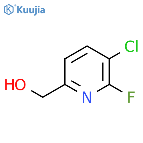5-Chloro-6-fluoropyridine-2-methanol structure