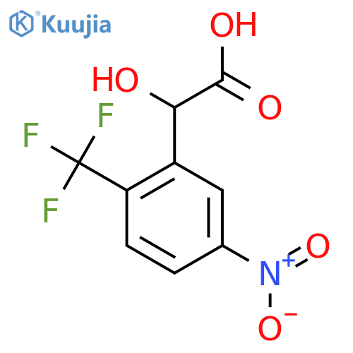 5-Nitro-2-(trifluoromethyl)mandelic acid structure