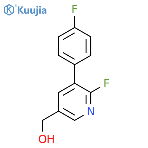 6-Fluoro-5-(4-fluorophenyl)pyridine-3-methanol structure