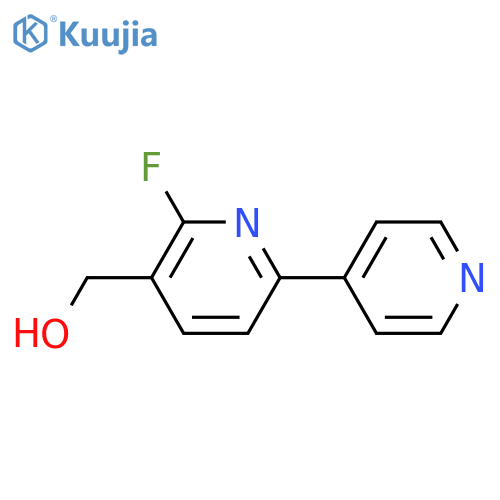 2-Fluoro-6-(pyridin-4-yl)pyridine-3-methanol structure