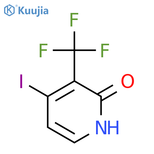 2-Hydroxy-4-iodo-3-(trifluoromethyl)pyridine structure