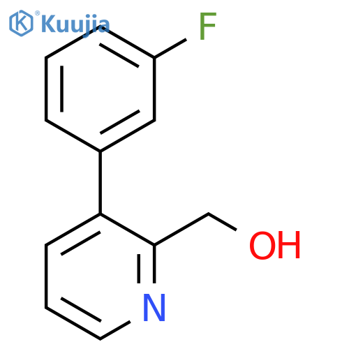 3-(3-Fluorophenyl)pyridine-2-methanol structure