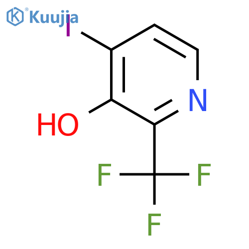 3-Hydroxy-4-iodo-2-(trifluoromethyl)pyridine structure