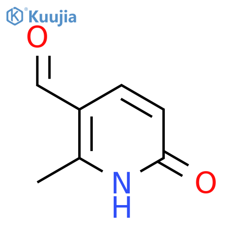 2-methyl-6-oxo-1,6-dihydropyridine-3-carbaldehyde structure