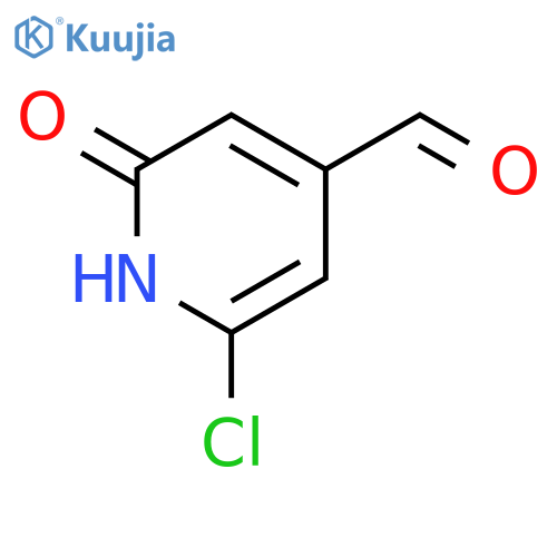 2-chloro-6-oxo-1H-pyridine-4-carbaldehyde structure