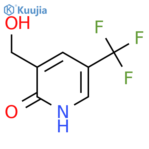 2-Hydroxy-5-(trifluoromethyl)pyridine-3-methanol structure