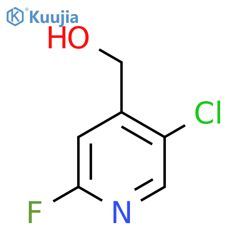 5-Chloro-2-fluoropyridine-4-methanol structure