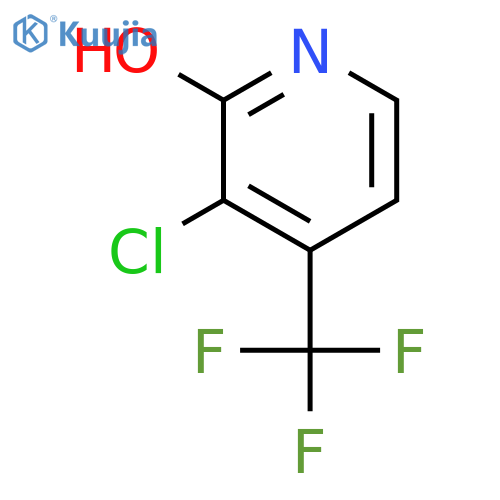 3-Chloro-2-hydroxy-4-(trifluoromethyl)pyridine structure
