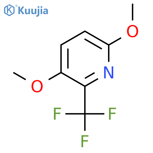 3,6-Dimethoxy-2-(trifluoromethyl)pyridine structure