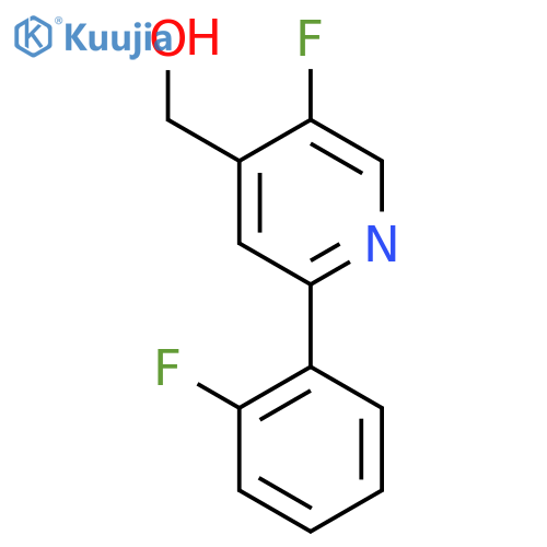 5-Fluoro-2-(2-fluorophenyl)pyridine-4-methanol structure