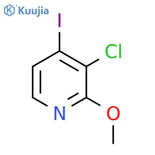 3-chloro-4-iodo-2-methoxy-pyridine structure