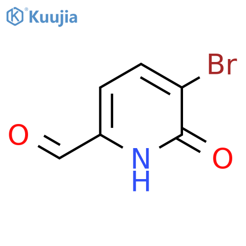 5-Bromo-6-hydroxypicolinaldehyde structure