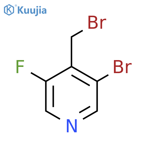 3-bromo-4-(bromomethyl)-5-fluoropyridine structure