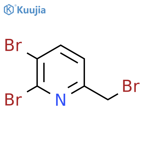 2,3-Dibromo-6-(bromomethyl)pyridine structure