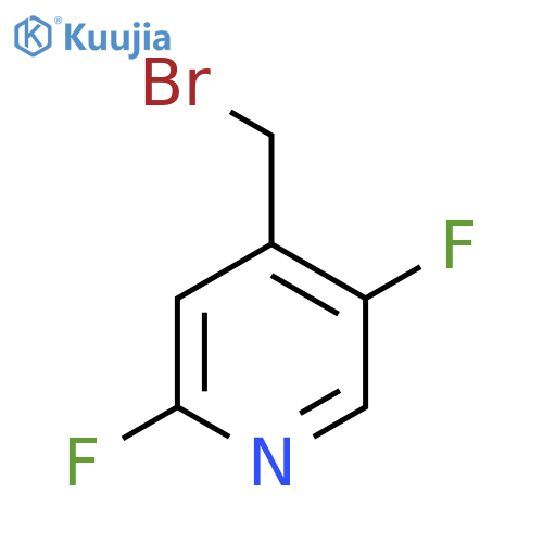 4-(Bromomethyl)-2,5-difluoropyridine structure