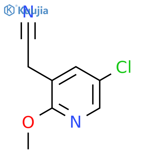 5-Chloro-2-methoxypyridine-3-acetonitrile structure