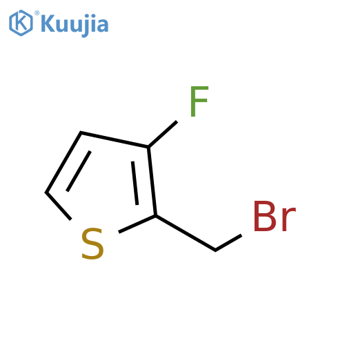 2-(bromomethyl)-3-fluorothiophene structure