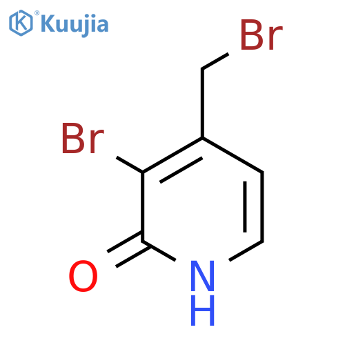 3-Bromo-4-bromomethyl-2-hydroxypyridine structure