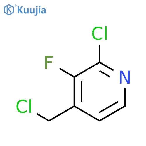 2-chloro-4-(chloromethyl)-3-fluoropyridine structure