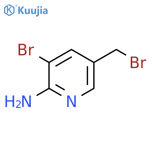 6-Amino-5-bromo-3-(bromomethyl)pyridine structure