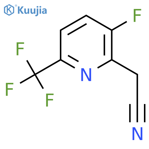 3-Fluoro-6-(trifluoromethyl)pyridine-2-acetonitrile structure