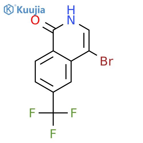 4-Bromo-6-(trifluoromethyl)isoquinolin-1-ol structure