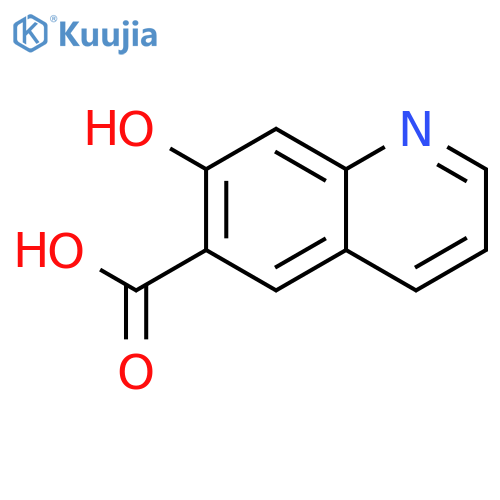 7-Hydroxyquinoline-6-carboxylic acid structure