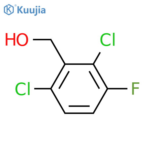 (2,6-dichloro-3-fluorophenyl)methanol structure