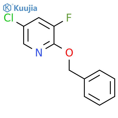 2-(Benzyloxy)-5-chloro-3-fluoropyridine structure