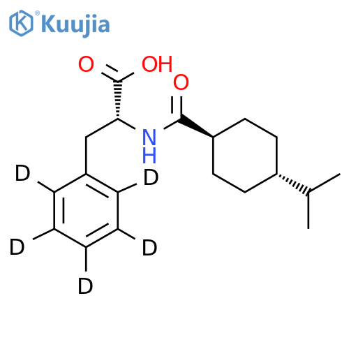 Nateglinide-d5 structure