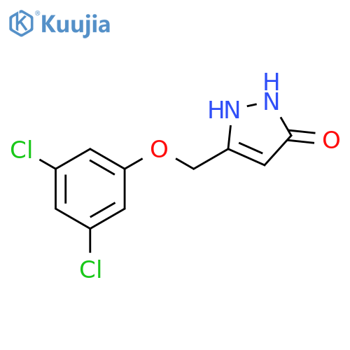 5-(3,5-dichlorophenoxy)methyl-2,3-dihydro-1H-pyrazol-3-one structure
