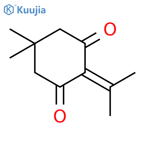 5,5-Dimethyl-2-(propan-2-ylidene)cyclohexane-1,3-dione structure