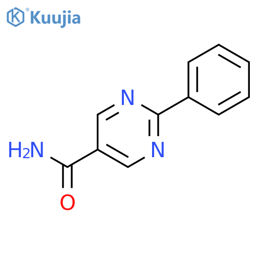 2-Phenyl-5-pyrimidinecarboxamide structure