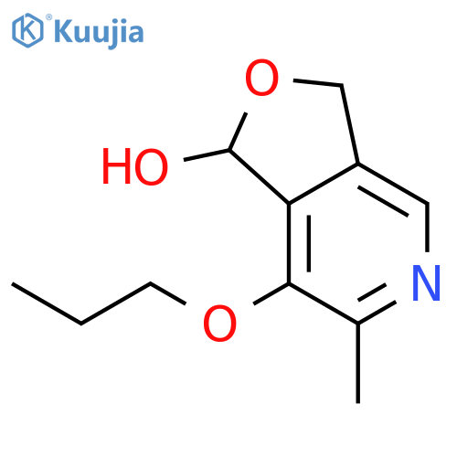 Furo[3,4-c]pyridin-1-ol, 1,3-dihydro-6-methyl-7-propoxy- structure