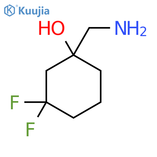 1-(aminomethyl)-3,3-difluoro-cyclohexanol structure