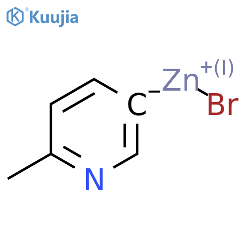 2-Methyl-5-pyridylzinc bromide structure