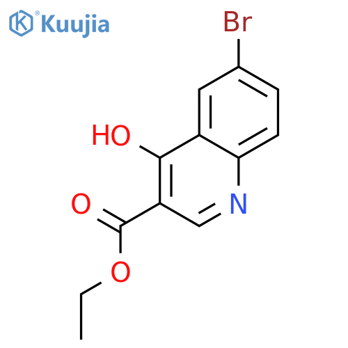 Ethyl 6-bromo-4-hydroxyquinoline-3-carboxylate structure