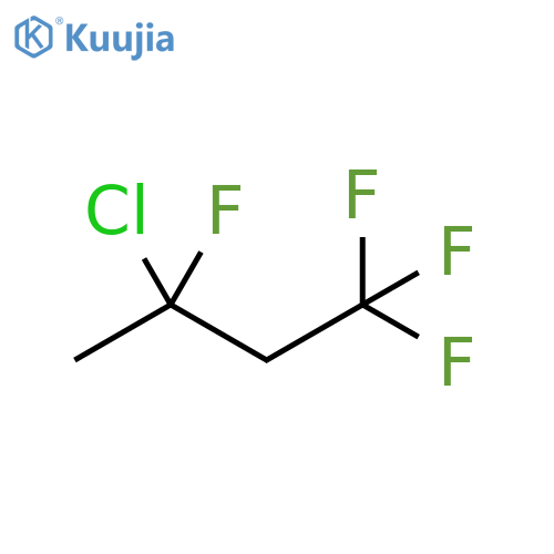 Butane, 3-chloro-1,1,1,3-tetrafluoro- structure