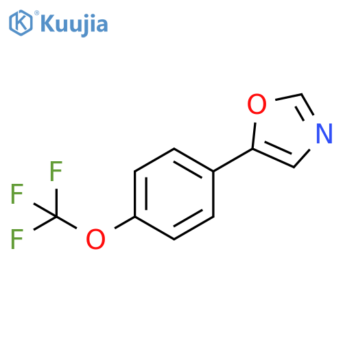 5-[4-(Trifluoromethoxy)phenyl]-1,3-oxazole structure
