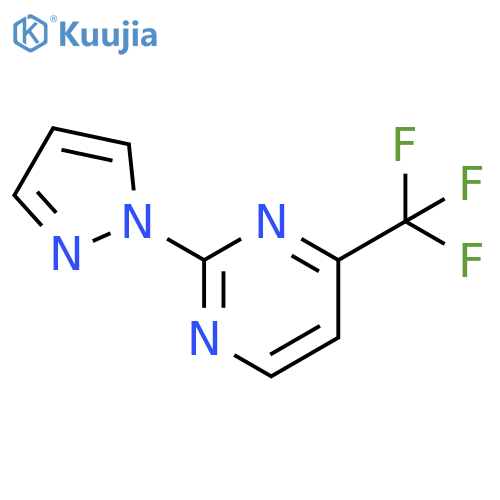 2-(1H-Pyrazol-1-yl)-4-(trifluoromethyl)pyrimidine structure