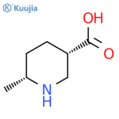 rac-(3R,6S)-6-methylpiperidine-3-carboxylic acid structure